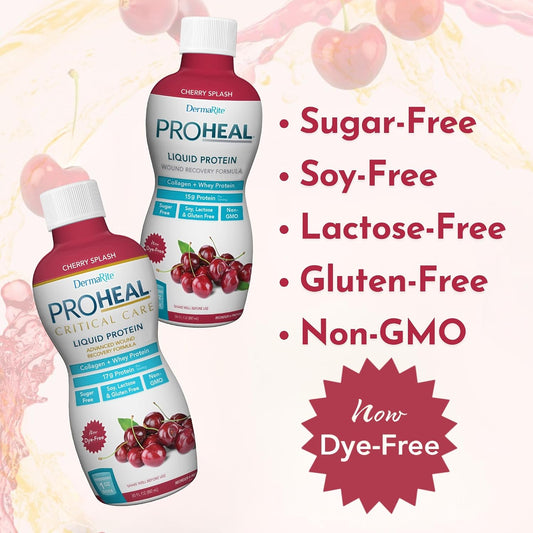 DermaRite ProHeal Protein Supplement, 30 oz, 2 ct