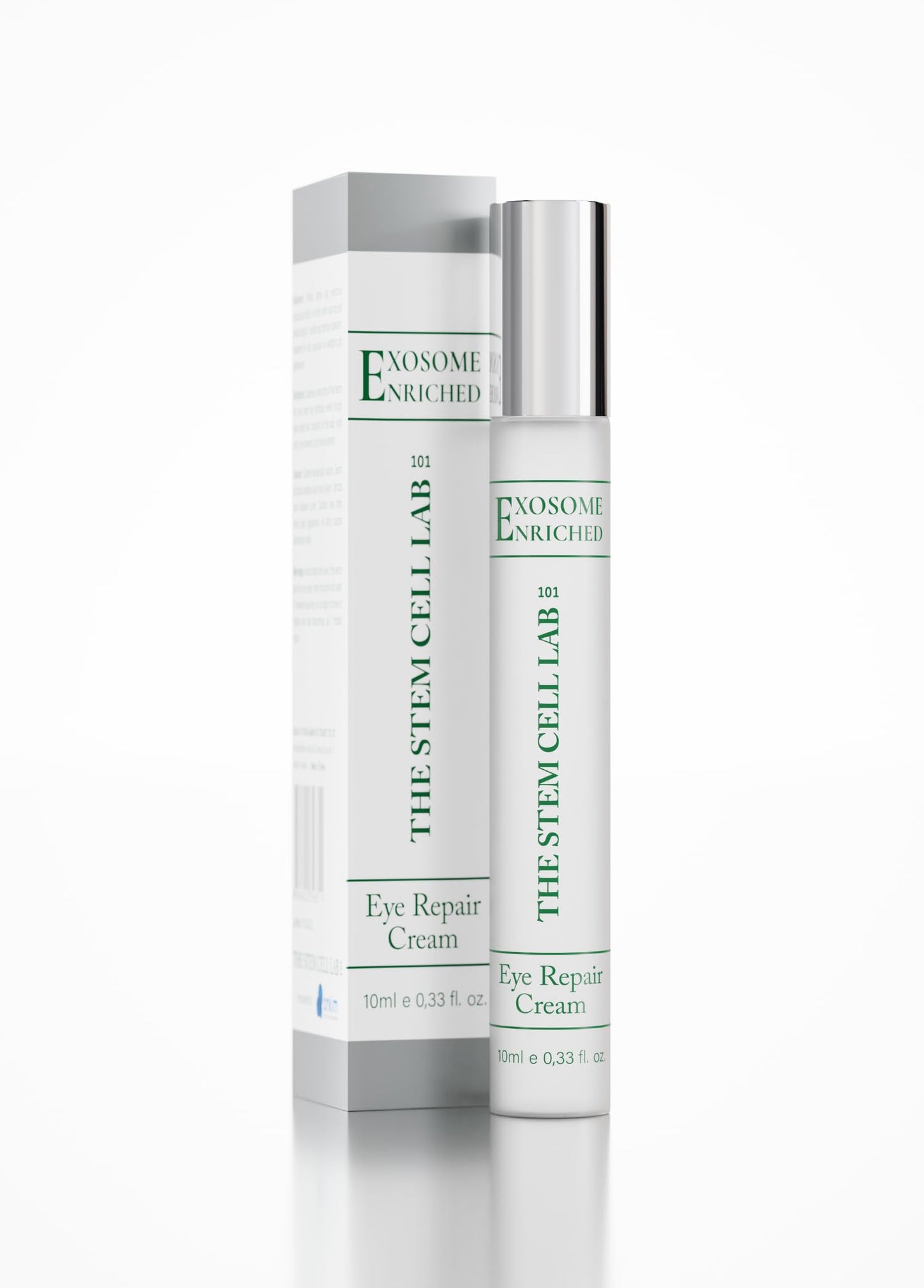 The Stem Cell Lab Exosome Enriched Eye Cream, with CICA Exosome, Caffeine and Niacinamide, 0.33 fl oz