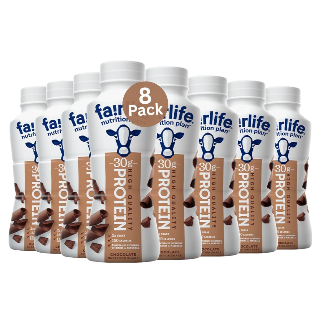 Fair-Iife Nutritios Plan Milk Chocolate Protein Shakes 11.5 FI oz (12, 11.5 FI Oz)