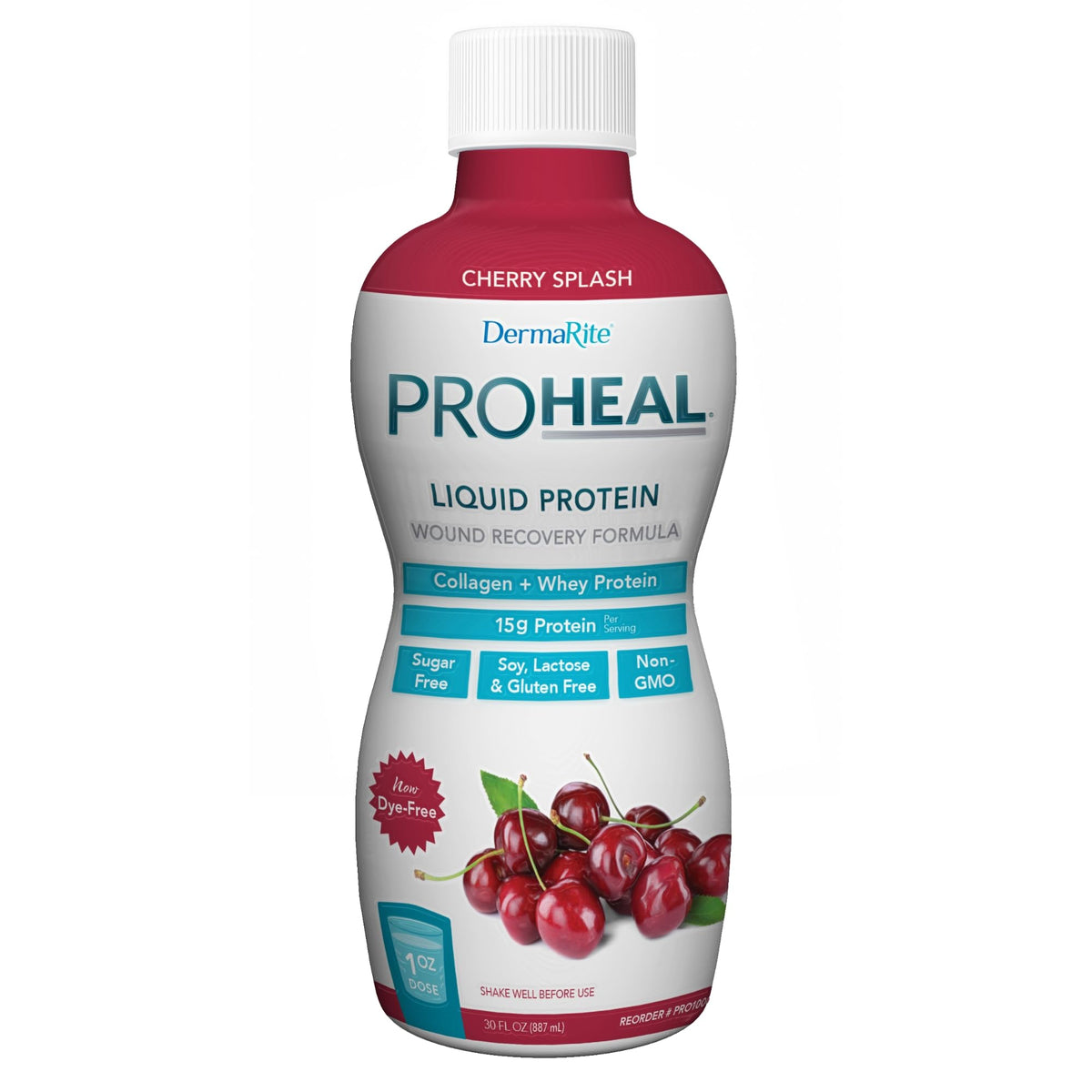 DermaRite ProHeal Protein Supplement, 30 oz, 2 ct