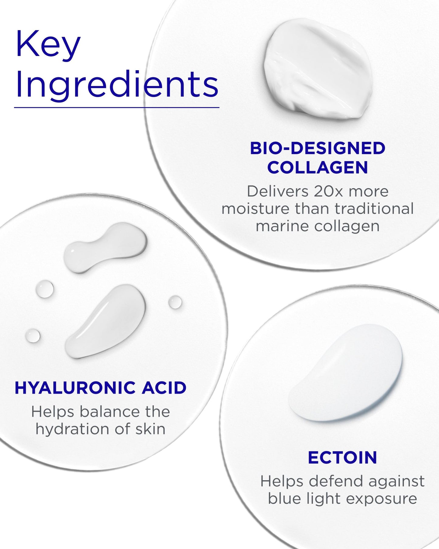 Andalou Naturals Deep Hydration Face Moisturizer Multi-Correcting Cream - Daily Skincare With Hyaluronic Acid, Vegan Collagen, & Fruit Stem Cells - Repair Skin Elasticity & Boost Hydration - 1.7 fl oz