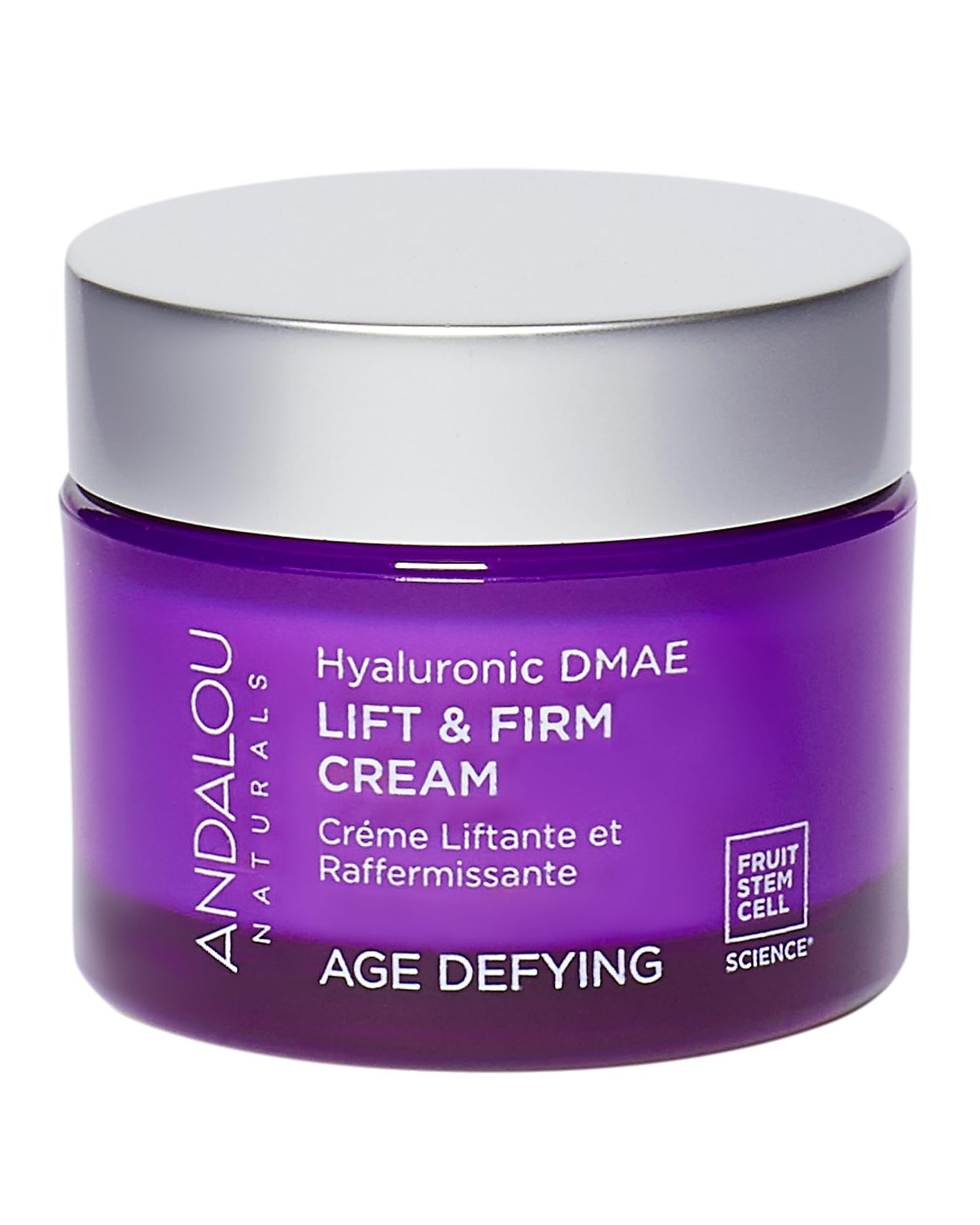 Andalou Naturals Hyaluronic DMAE Lift & Firm Skin Cream | Anti Aging Face Moisturizer with Hyaluronic Acid | Helps Reduce Fine Lines & Wrinkles | 1.7 oz